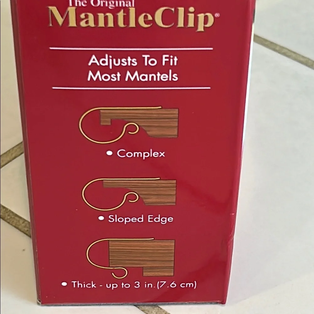 NWT The Original Mantle Clip Holders
